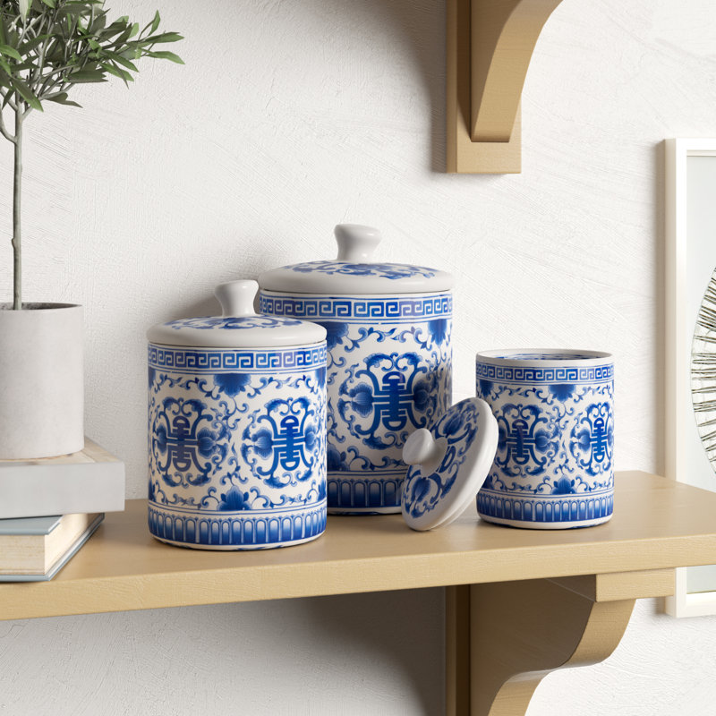 World Menagerie 3 Piece Kitchen Canister Set & Reviews Wayfair